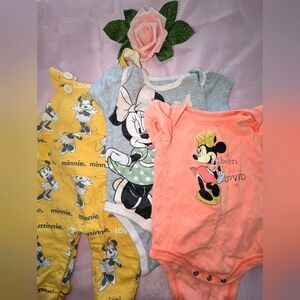 Disney Minnie Mouse Baby 3-6m Set